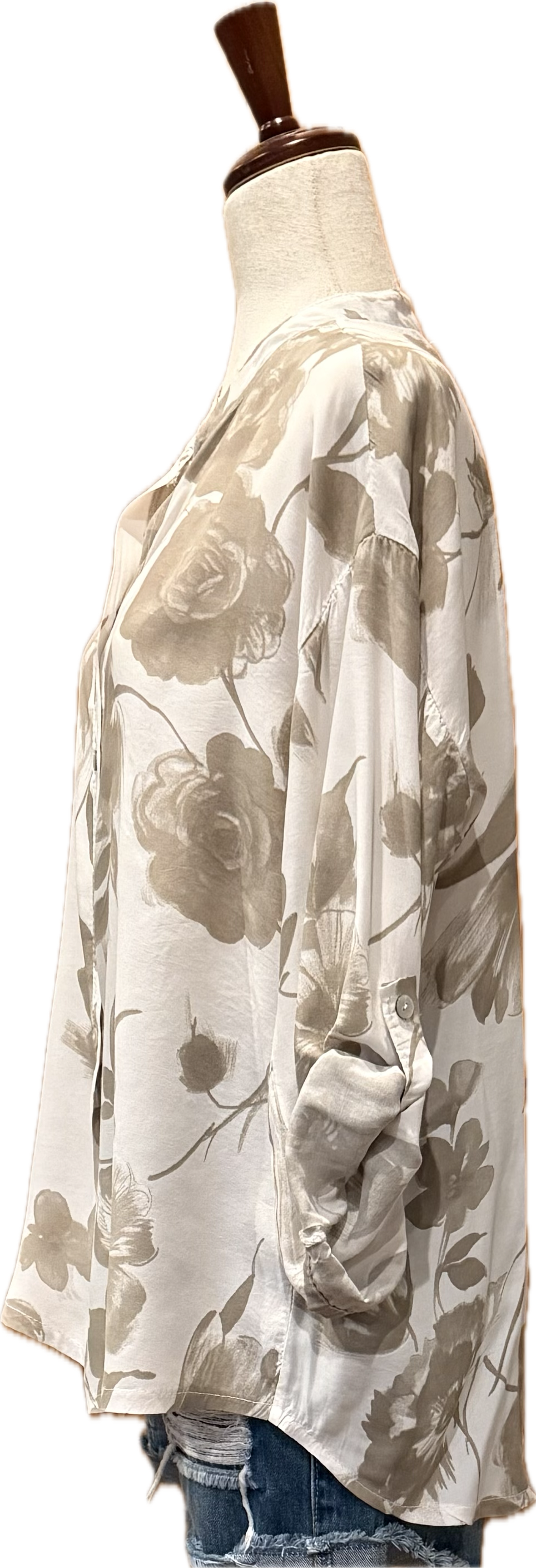 Floral Button Down Blouse