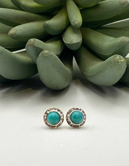 Swarovski Crystal & Turquoise Earrings
