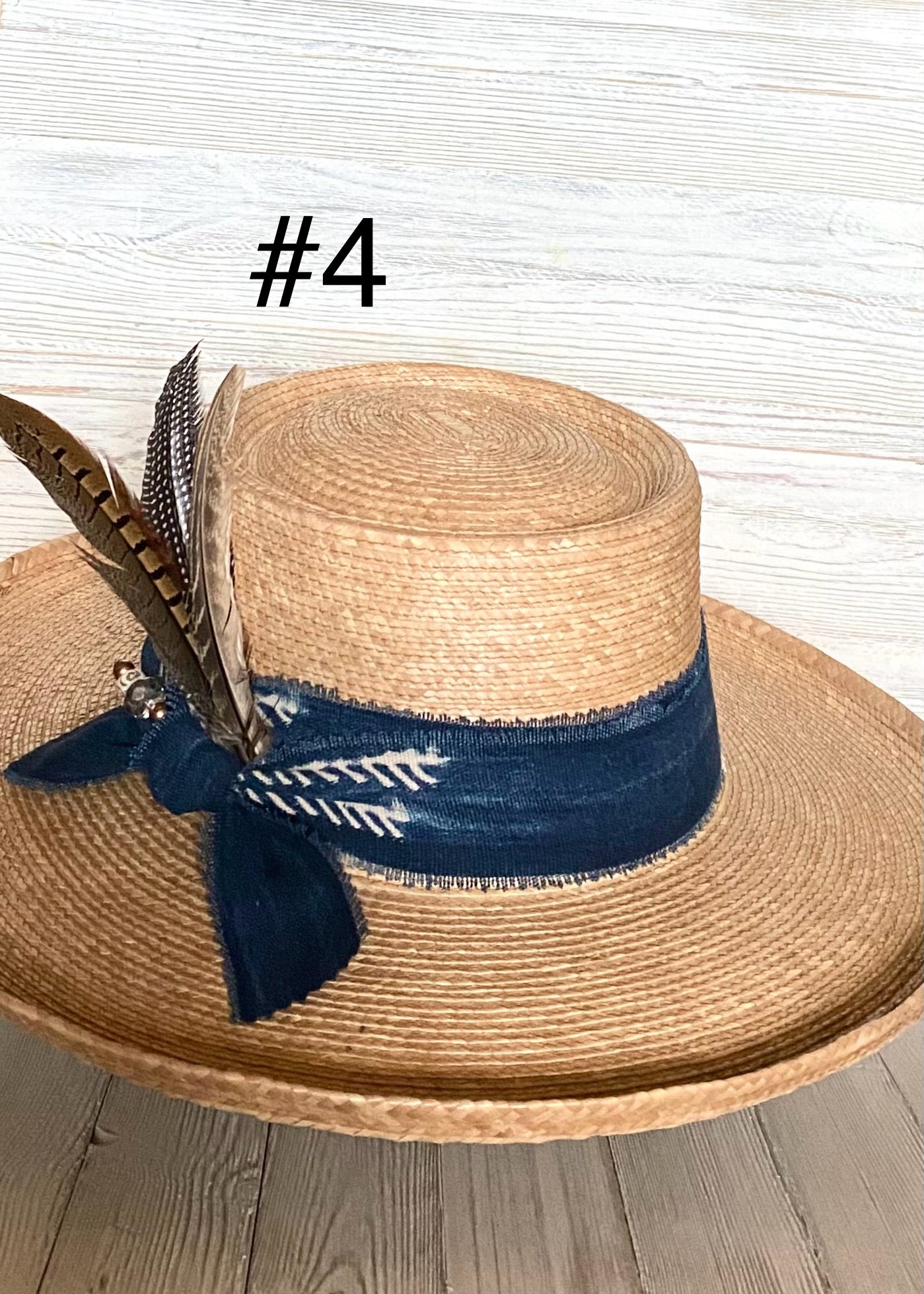 Vintage Indigo Hatband