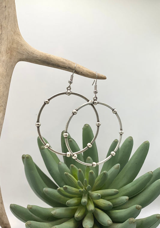 Knotted Hoop Earrings