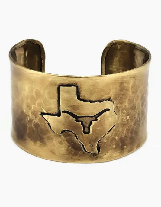 Antique Brass Texas Bracelet