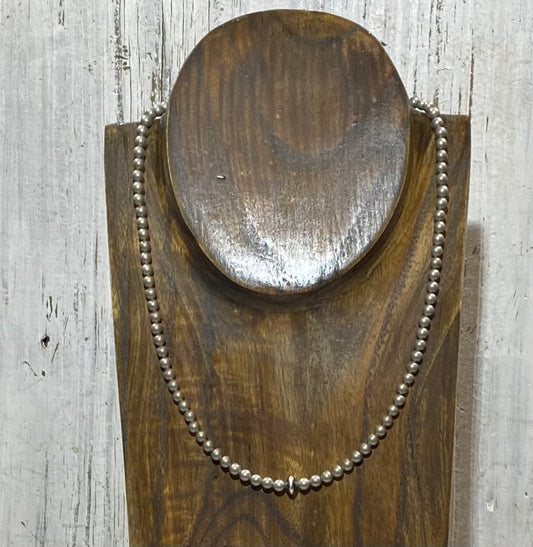 Desert Pearl & Saucer Bead Necklace