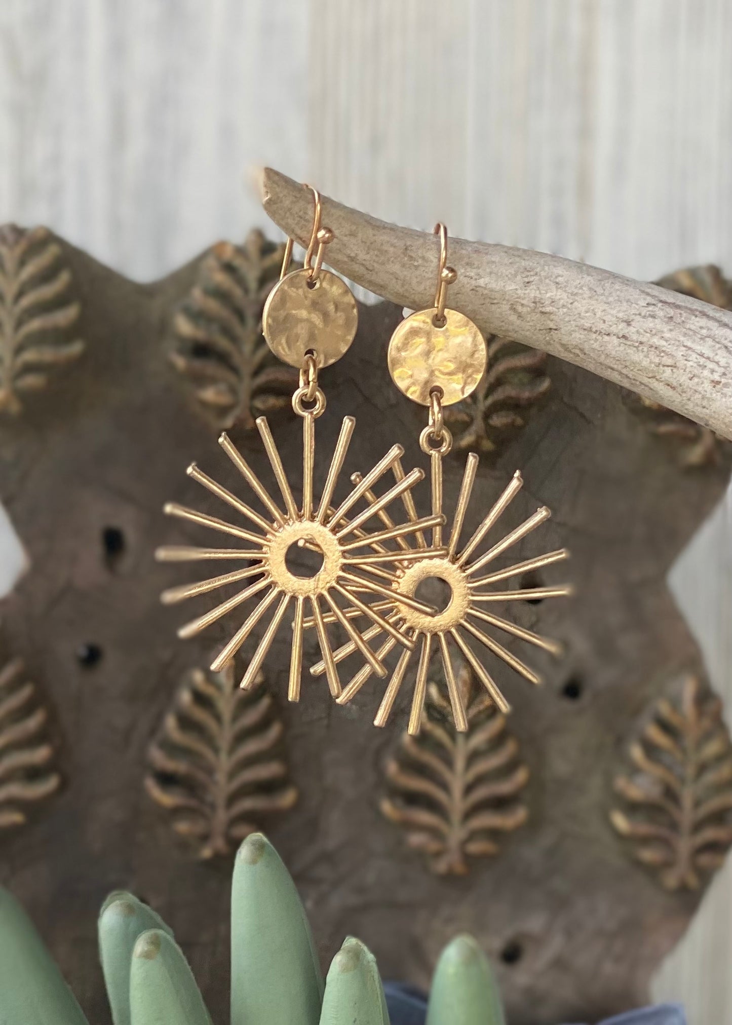 Gold Star Earrings