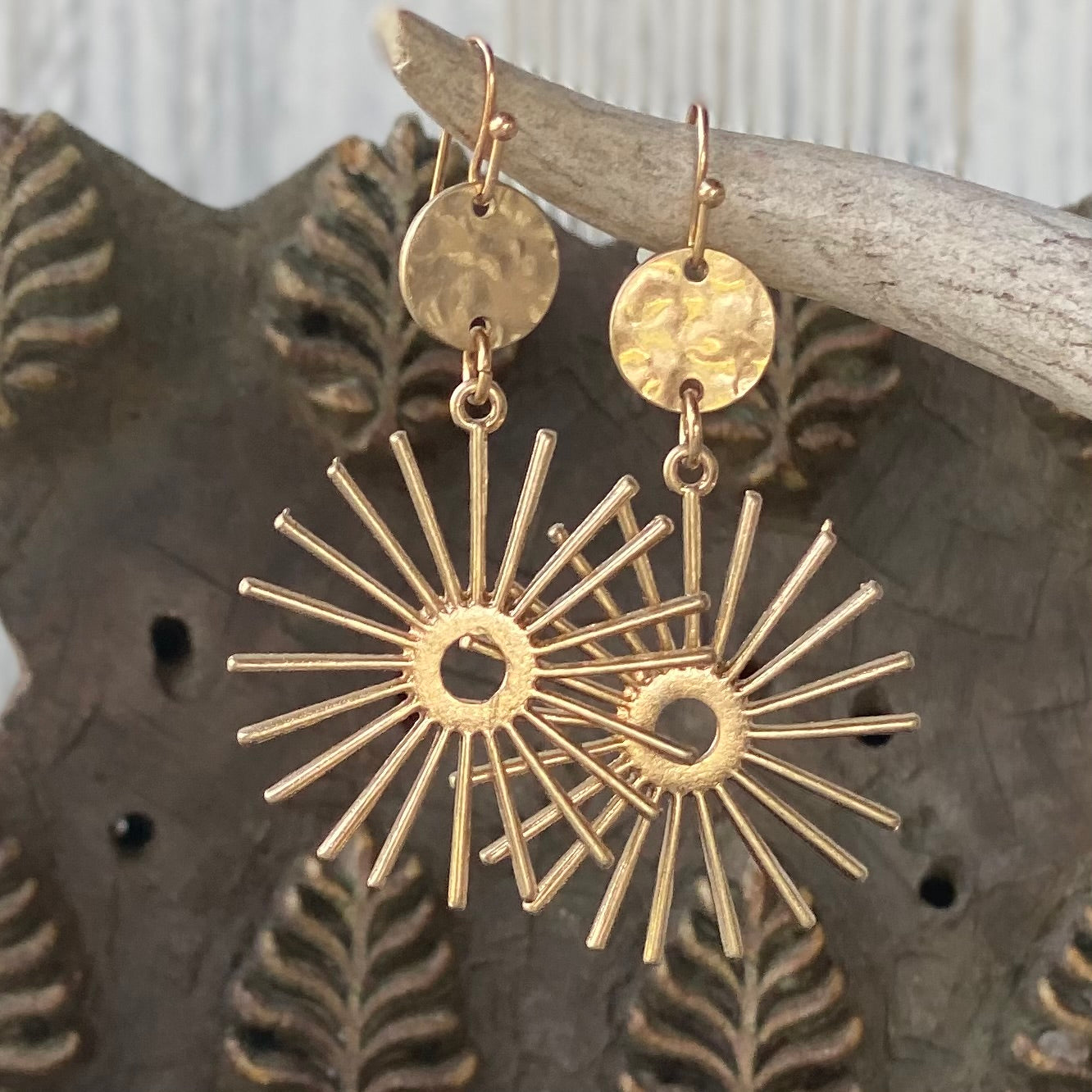 Gold Star Earrings