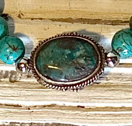 Oval Turquoise Bracelet