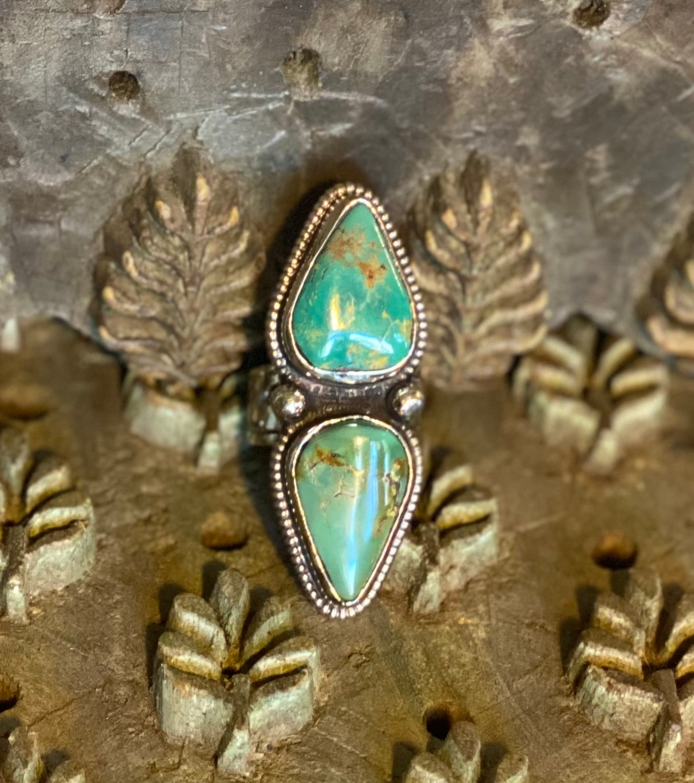 Double Set Turquoise Ring