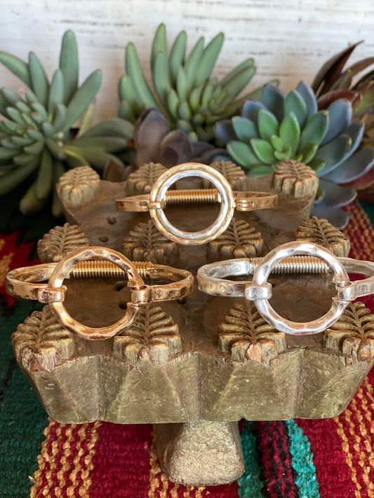 Hammered Ring Bracelet  3 colors