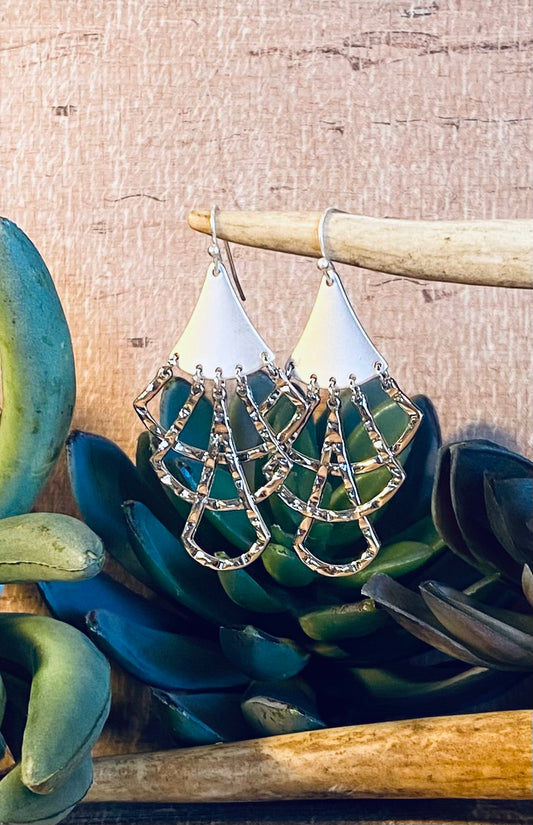 Silver Chandelier Earrings