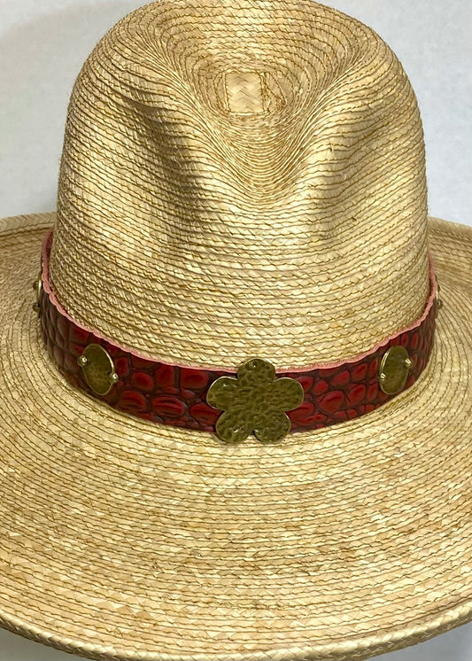 Red Croc Hatband