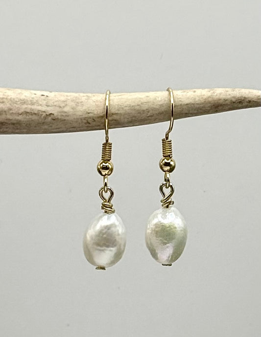 Freshwater Pearl Drop Earrings