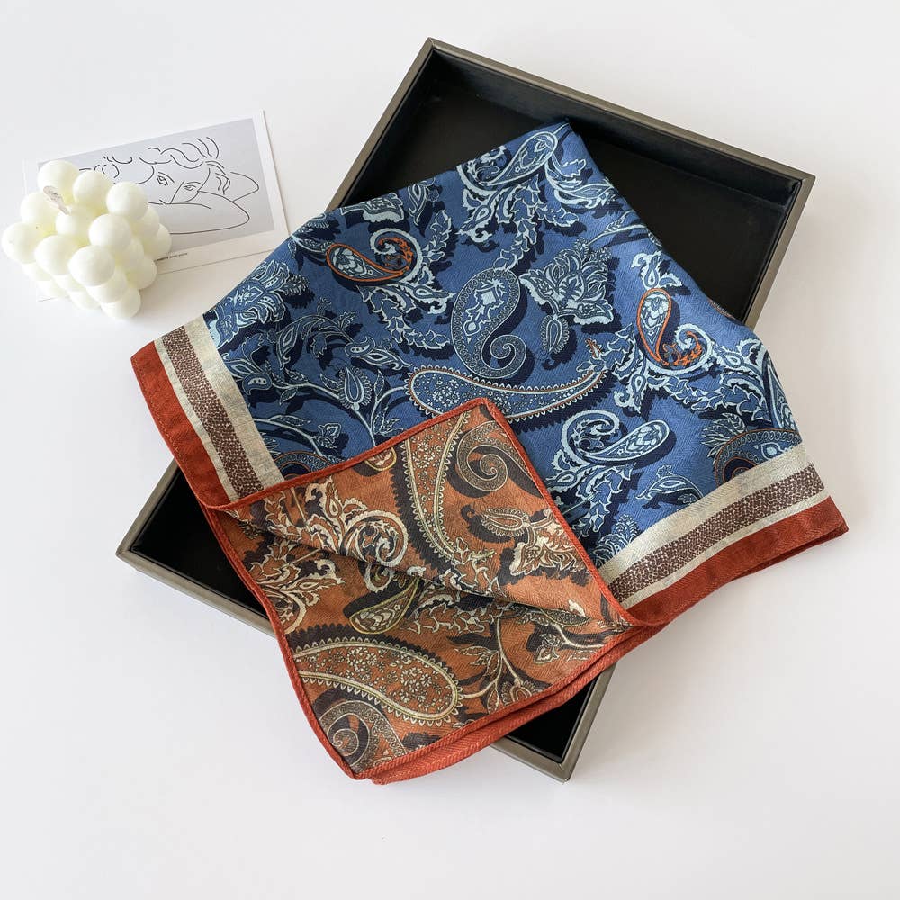Double Sided Bandana Square Scarf