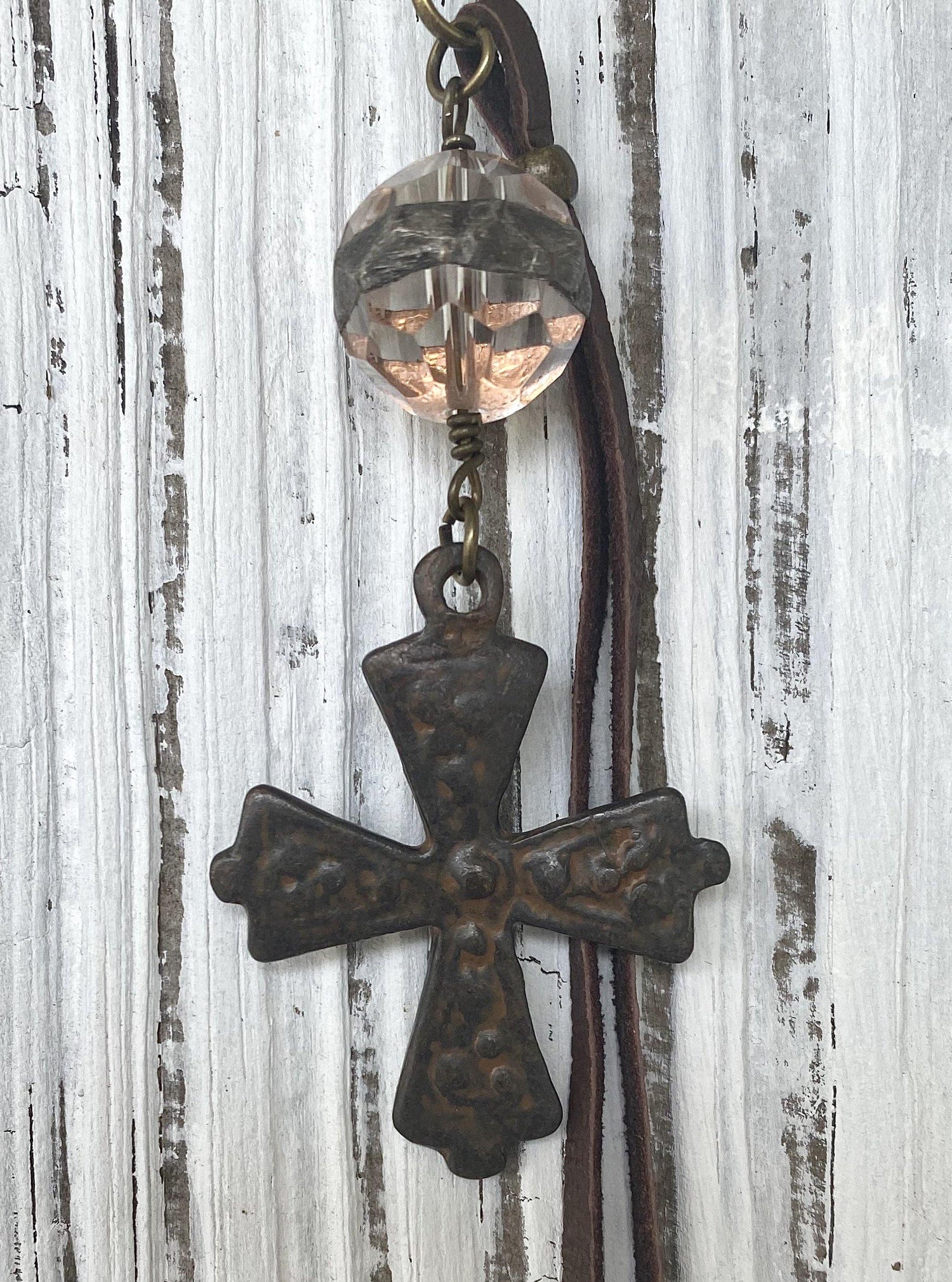 Cross Pendant Necklace - By Sheila Fay