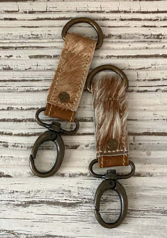 Cowhide Leather Key Fob