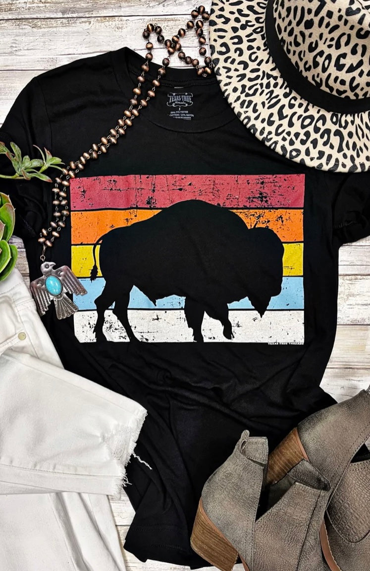 Shadowed Buffalo Tee