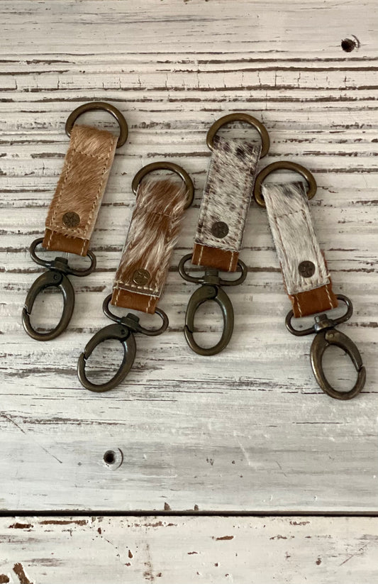 Cowhide Leather Key Fob