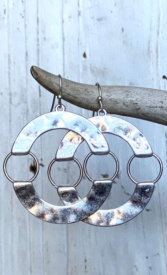 Linked Hoop Earrings